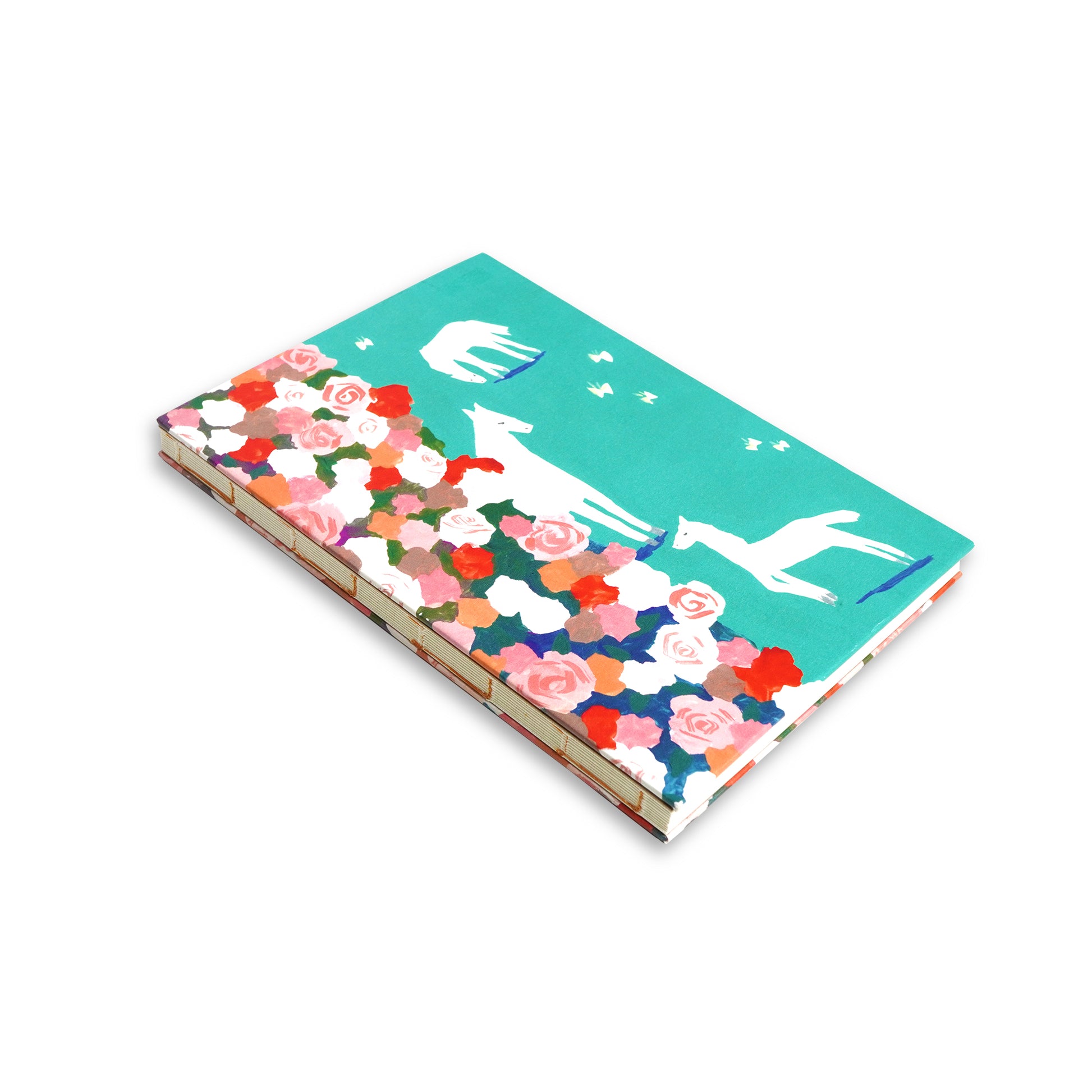 EGGNWORKS エッグンワークス ドイツ装 ARTNOTEBOOK アートノートブック [馬とバラ Horses and roses]Mayumi Sun EW0109 4573356133082