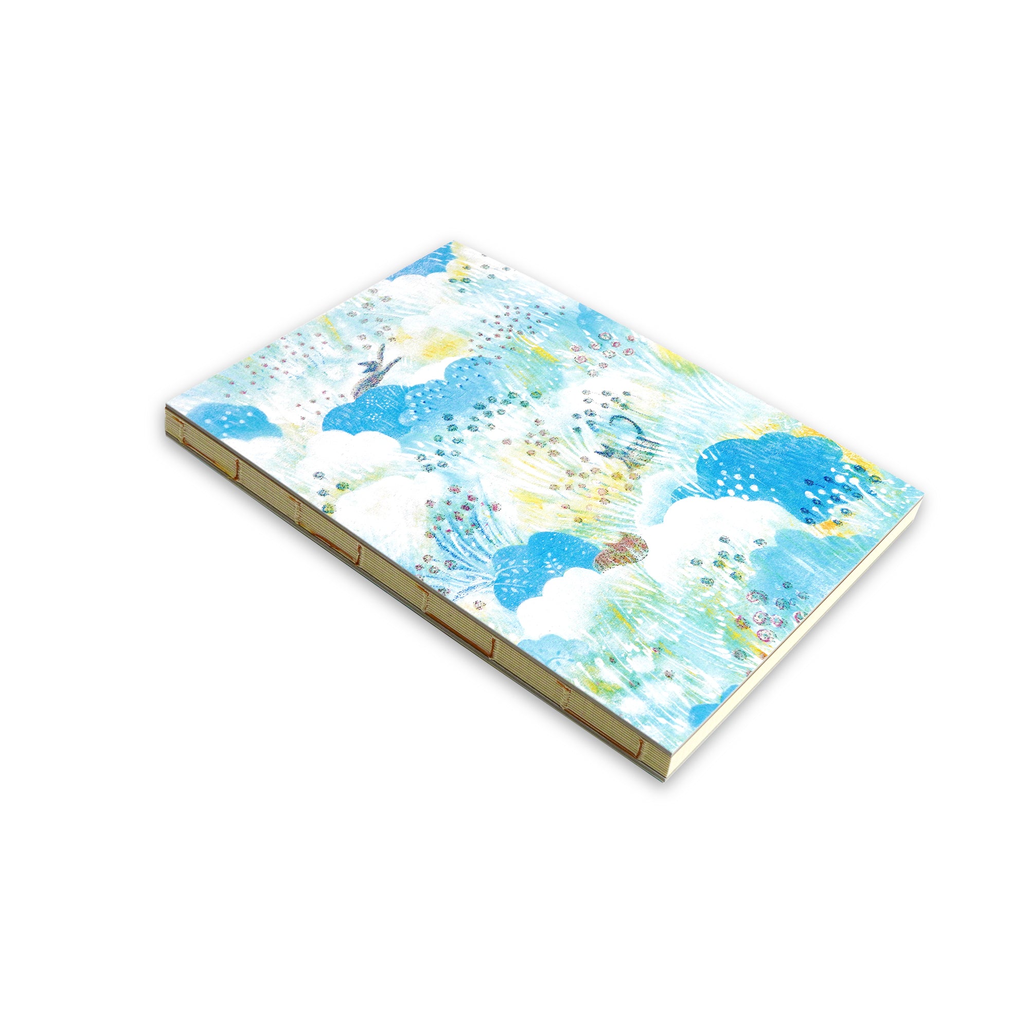 EggnWorks エッグンワークス ドイツ装 アートノートブック [草原とネコ