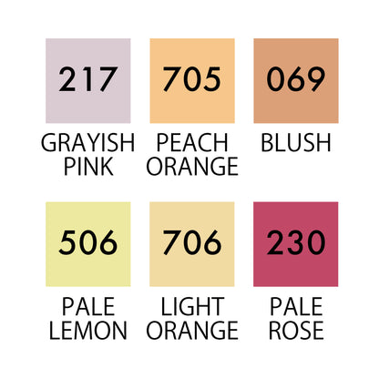 呉竹 ZIGクリーンカラーリアルブラッシュ ペールカラーⅠ･6V